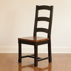 Farm House Chair Black n' Brown